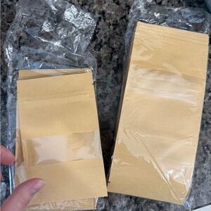 Set of Tan Paper Bags